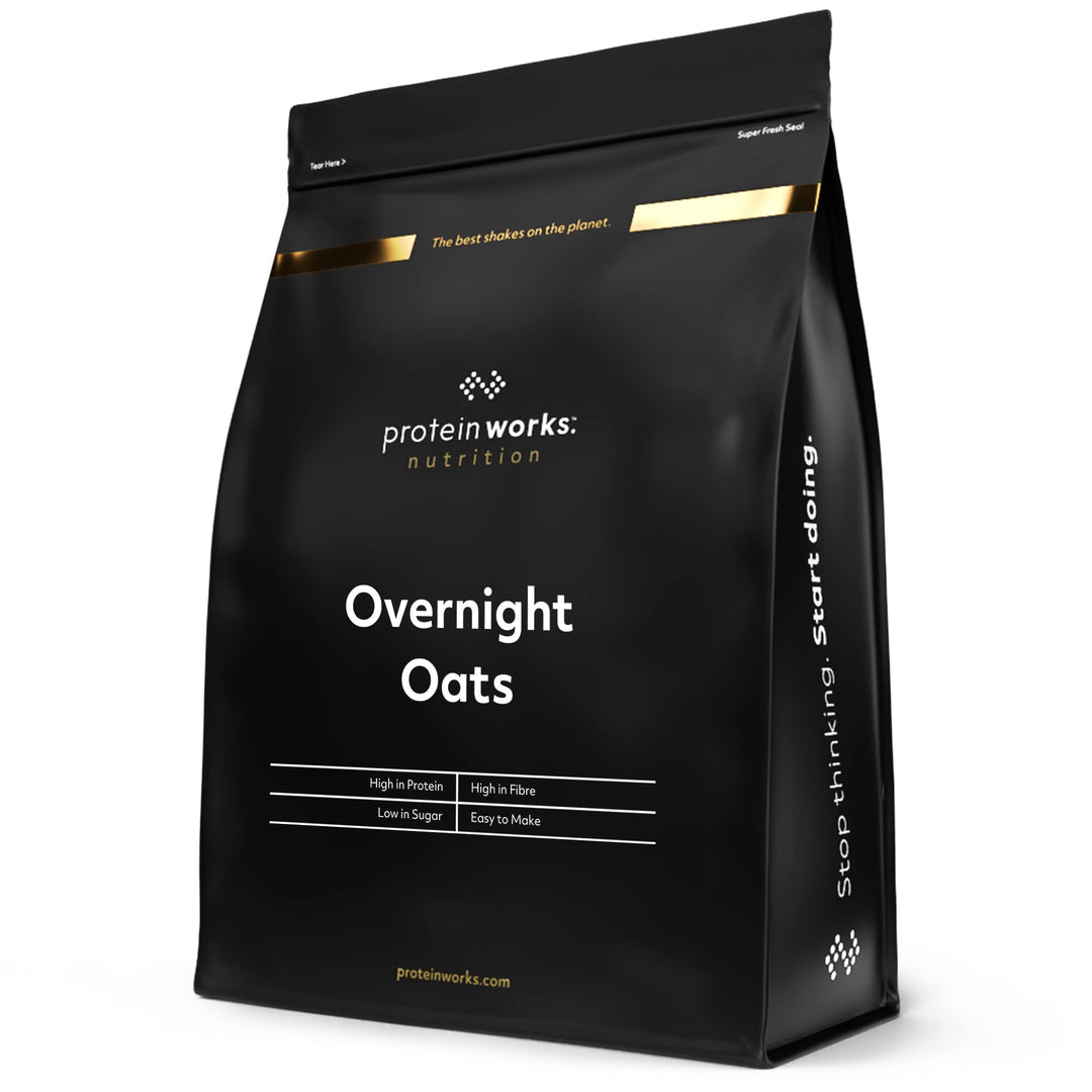Protein Works - Dark Choc Raspberry Overnight Oats | High Protein, Low Sugar Breakfast | 500 g
