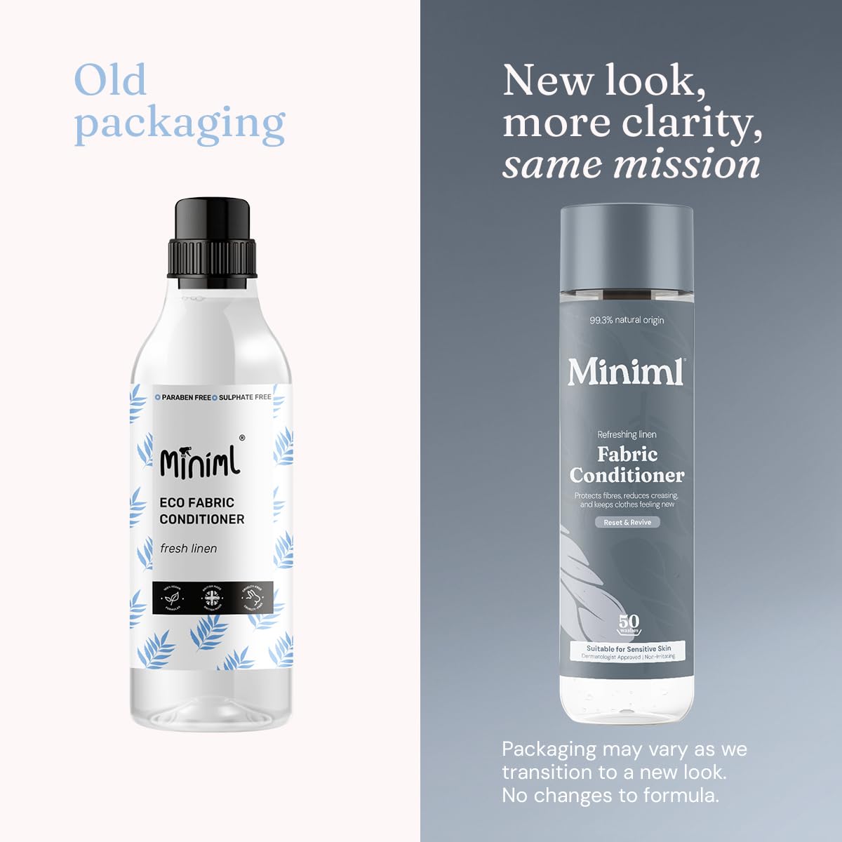 Miniml Eco Fabric Softener - Fresh Linen Scent, 1L | Plant Powered, Vegan & Cruelty Free 2
