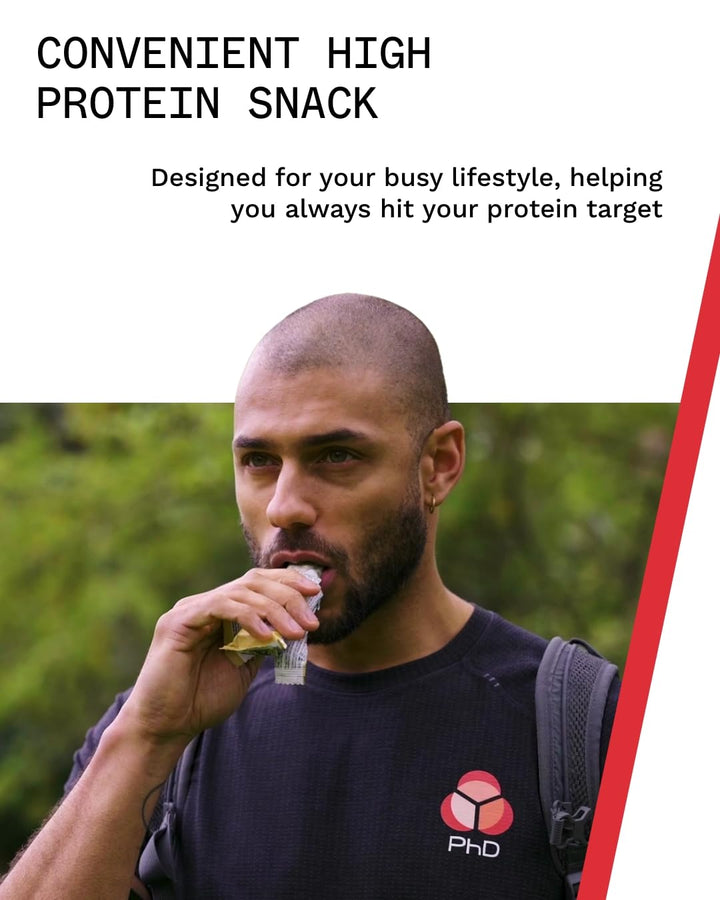 PhD Nutrition Smart Protein Bar Low Calorie, High Protein, Low Sugar, Cookies and Cream, 12 x 64g