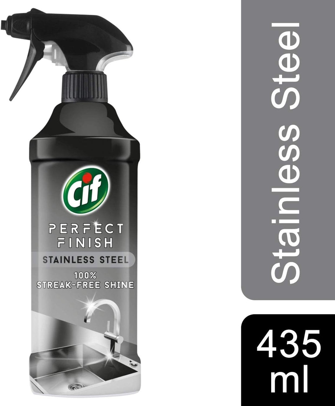 Cif Perfect Finish Stainless Steel Streak-Free Shine Spray, 435ml