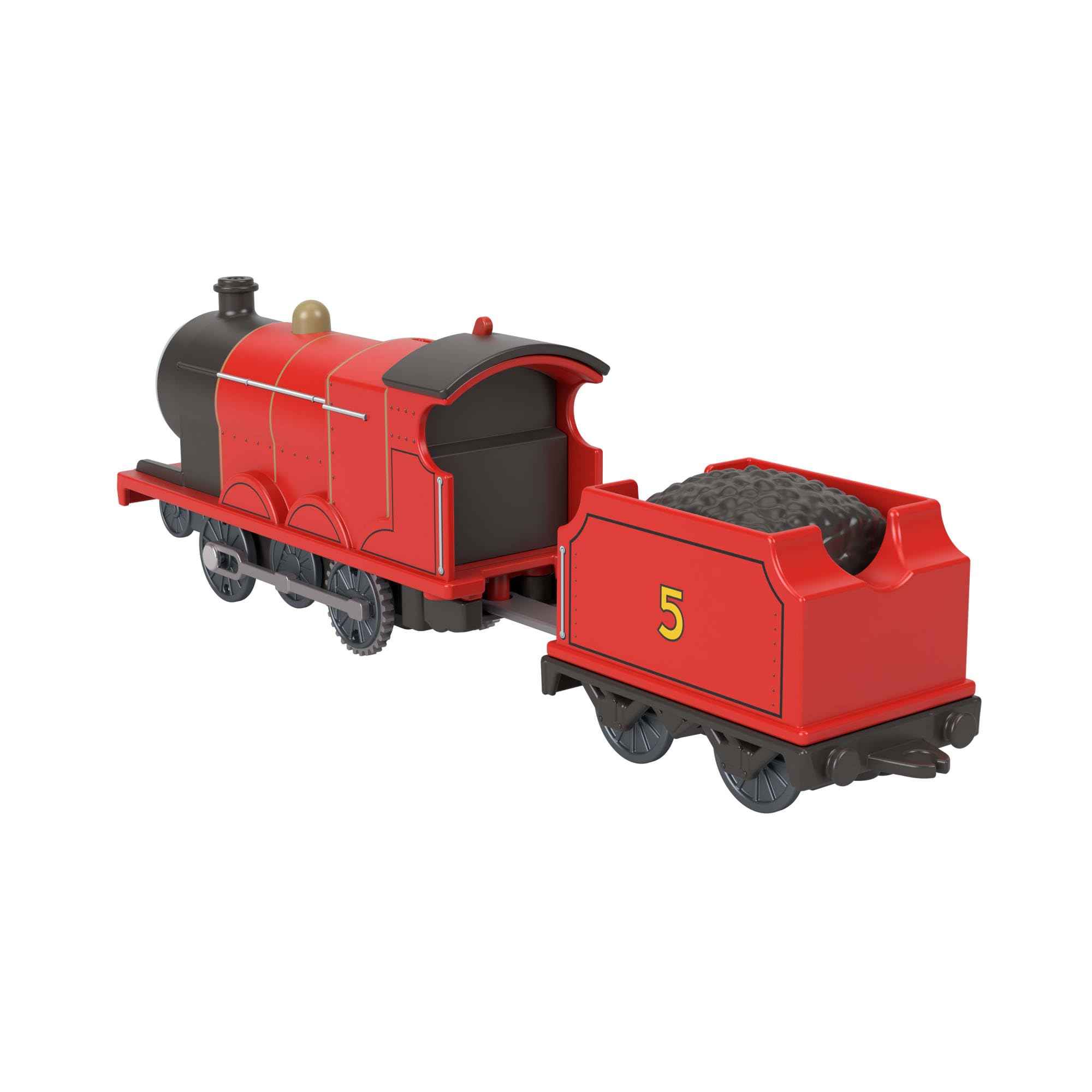 THOMAS & FRIENDS Motorized Toy Train - Classic James Engine with Cargo Car | Plastic | Ages 3+ 2