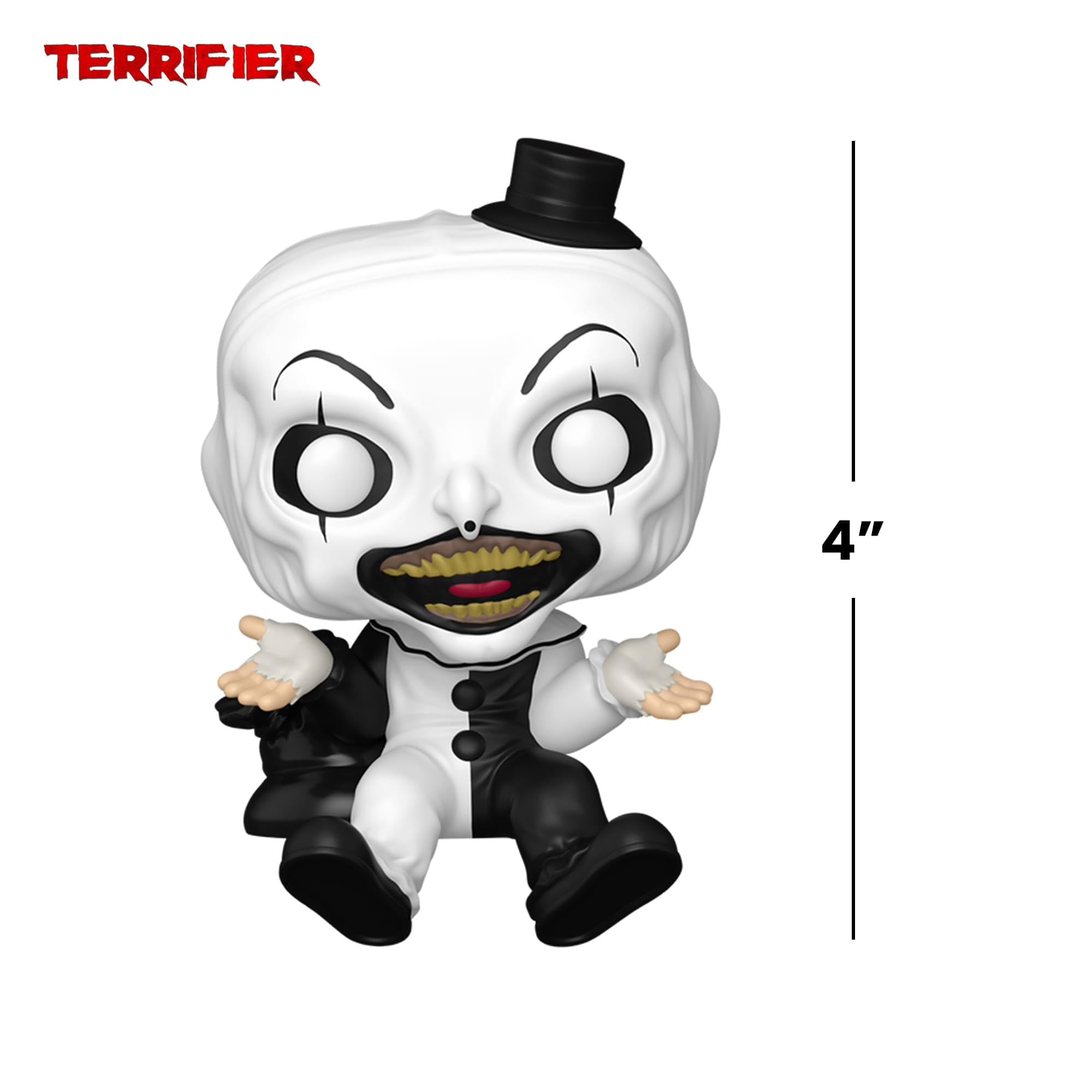 Funko Art the Clown (Sitting) - Terrifier Chibi Vinyl Figure | 3.75 Inch 3