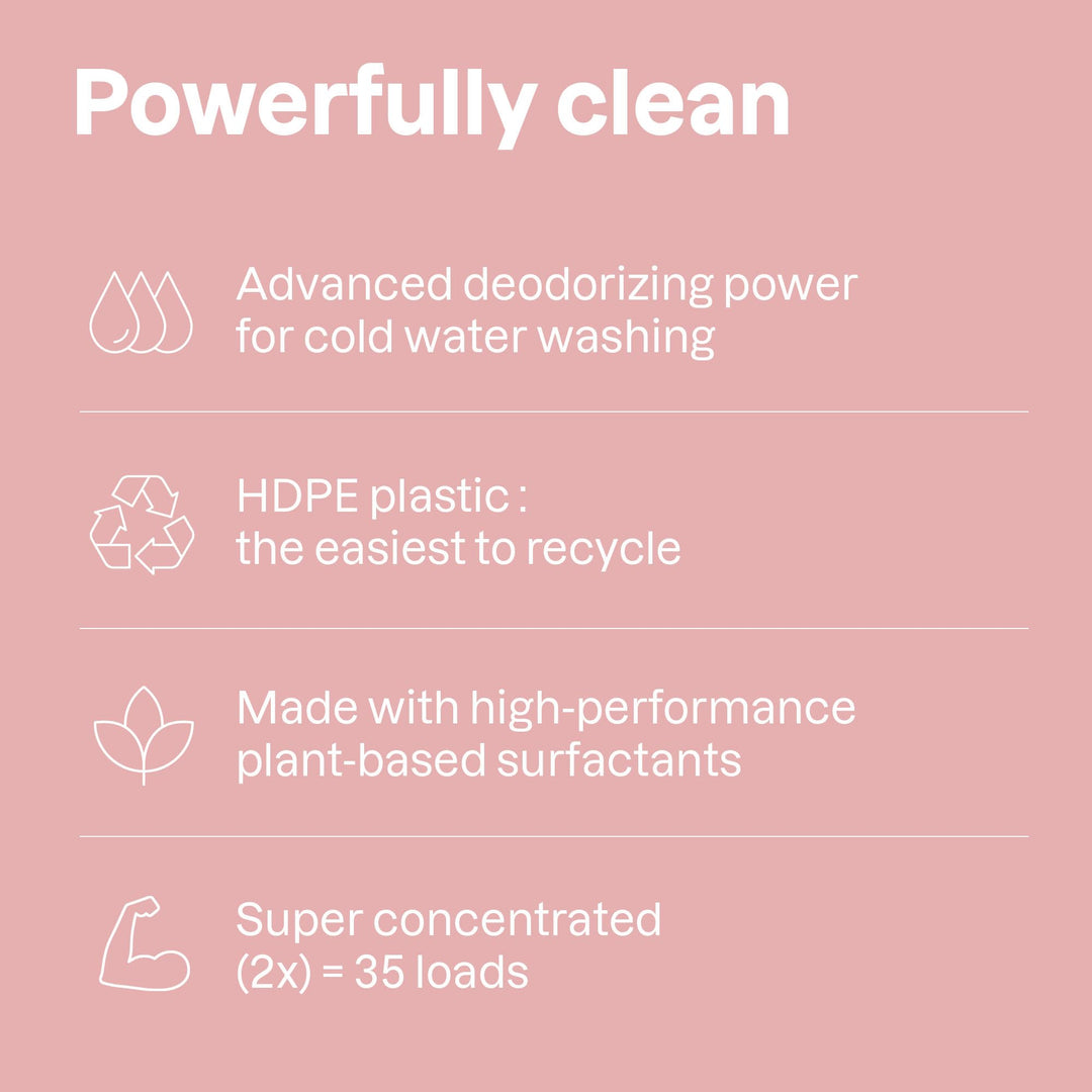 ATTITUDE - Baby Laundry Detergent Liquid, EWG Verified, Unscented, 98% Natural-Origin Ingredients