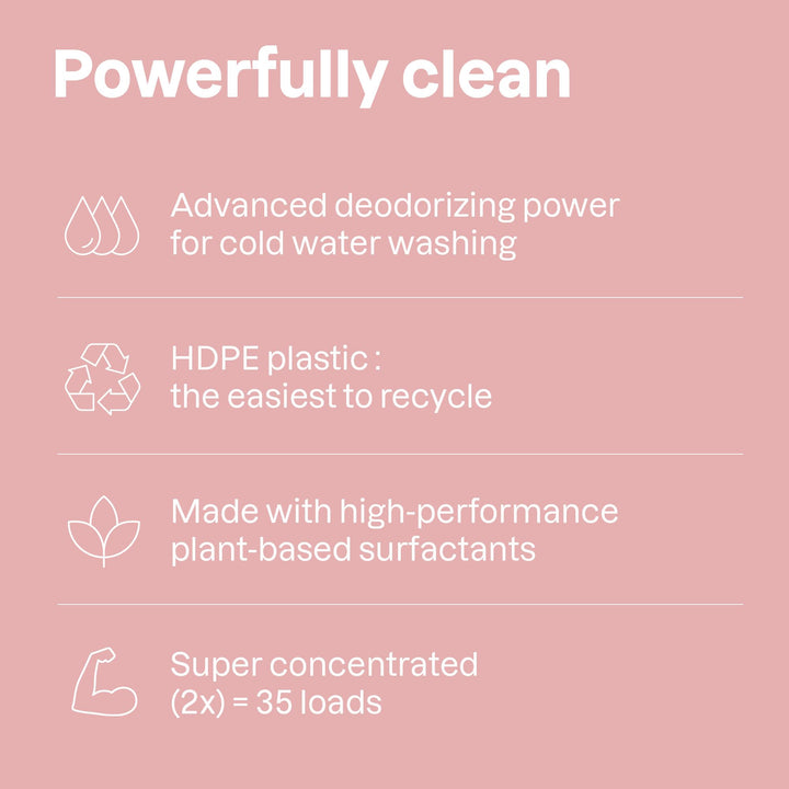 ATTITUDE - Baby Laundry Detergent Liquid, EWG Verified, Unscented, 98% Natural-Origin Ingredients