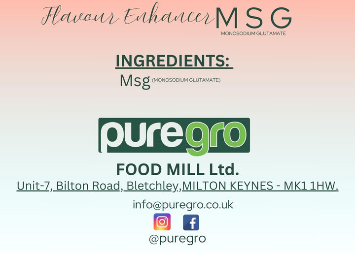 Puregro MSG Fine Monosodium Glutamate Seasoning by Ajinomoto | 100g