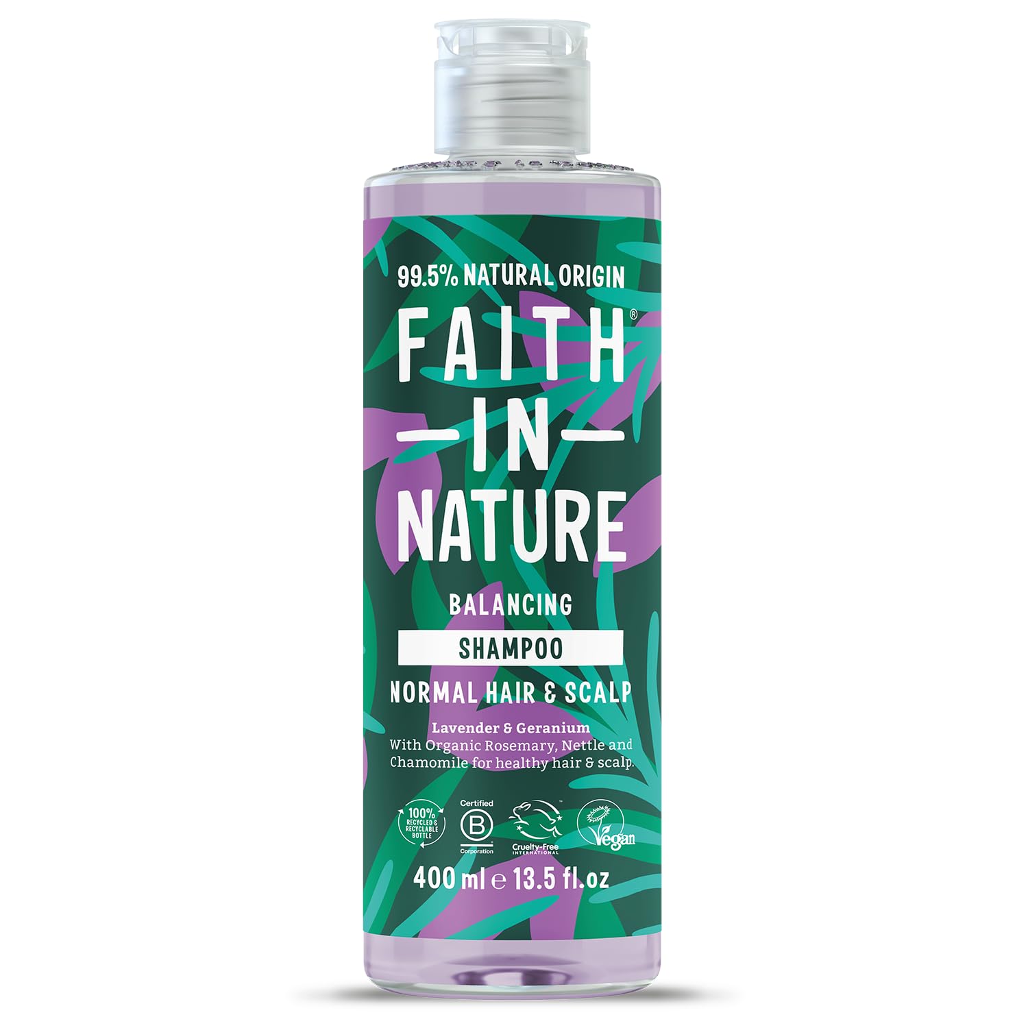 Faith In Nature - Lavender & Geranium Shampoo for Normal Hair (400ml) 1