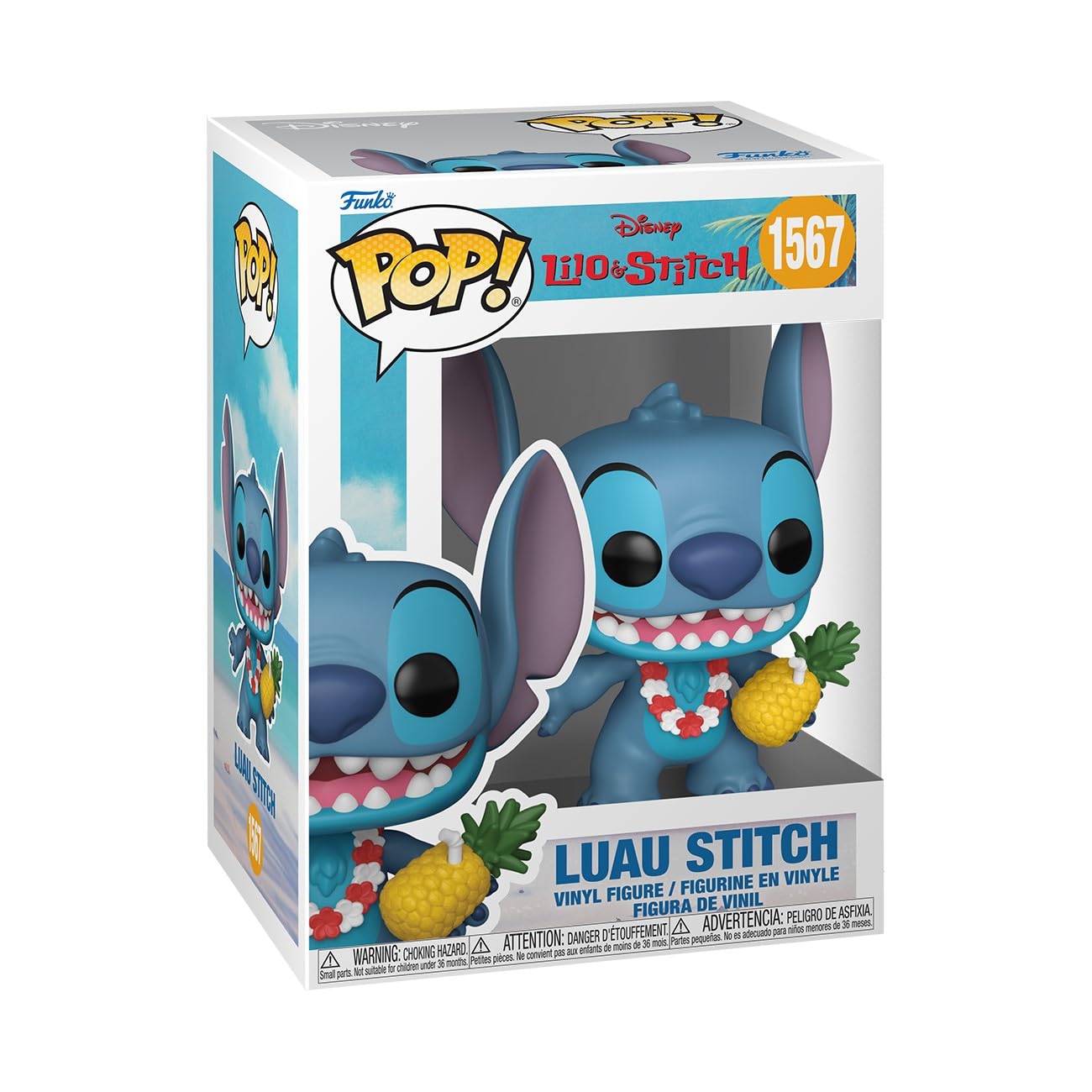 Funko Pop! Disney: Luau Stitch - Lilo and Stitch Collectable Vinyl Figure | Model 86275
