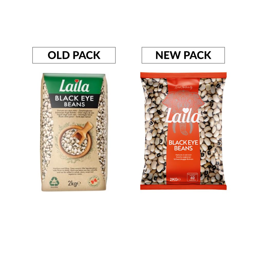 LAILA Black Eye Beans - 2 kg Pack 3