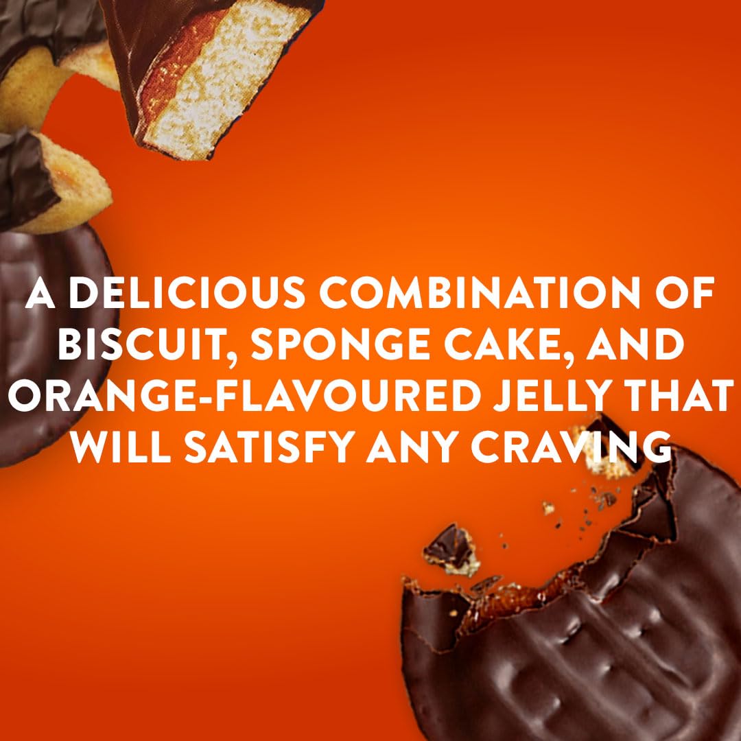 McVitie's Jaffa Cakes - Mega Box Value Pack 80 Count (4 Packs of 20) | Chocolate Orange Sponge 5