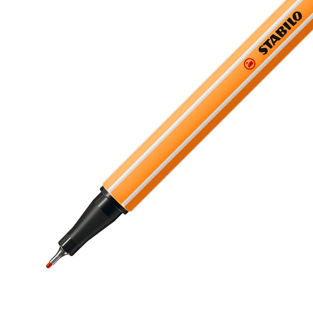 STABILO point 88 - Fineliner - Pack of 10 - Red 2
