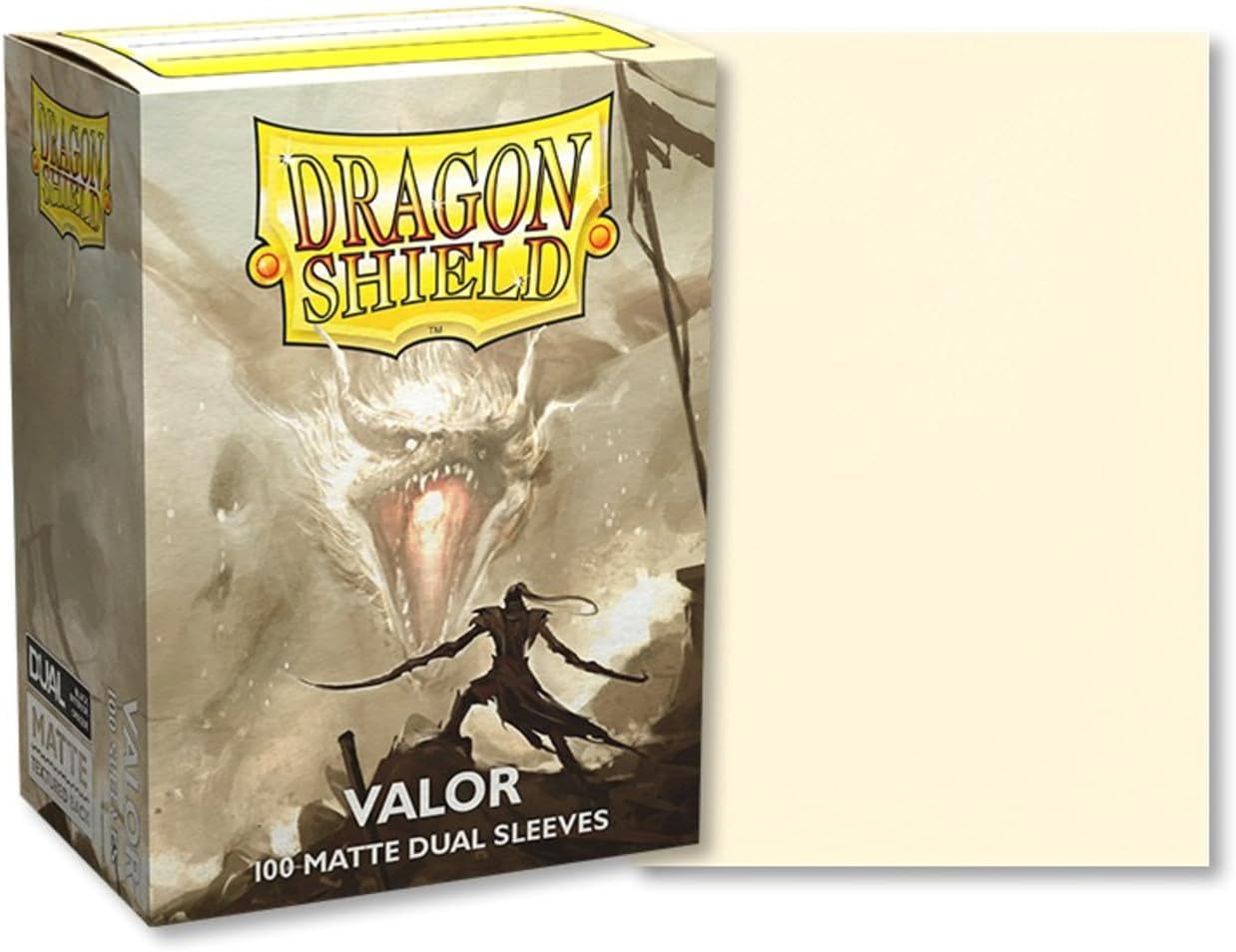 Arcane Tinmen Dragon Shield 15059 Dual Matte: Valor 100 Stück Standardgröße Hüllen