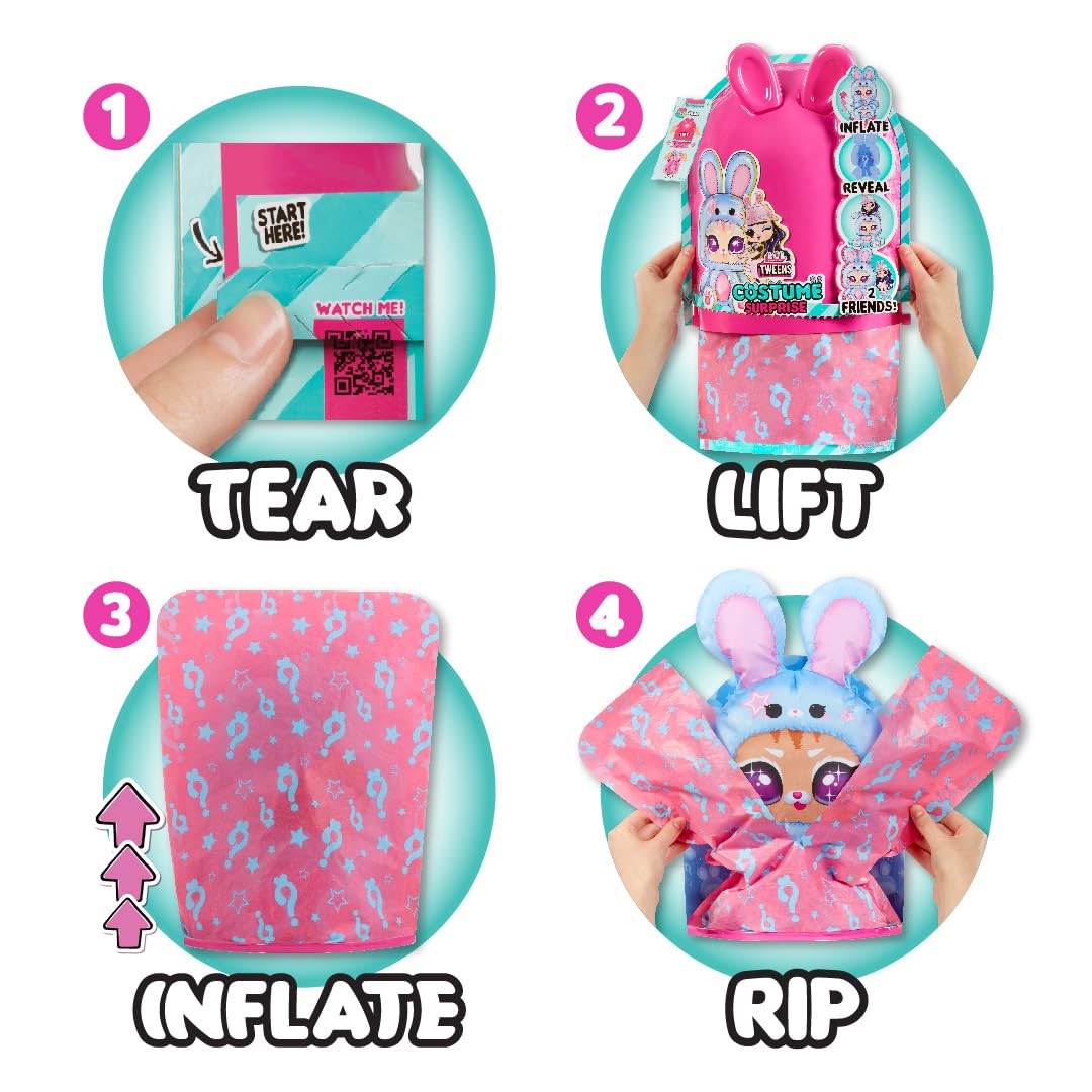 L.O.L. Surprise! Tweens Costume Surprise Aya Cherry Fashion Doll with Inflatable Bunny Pet Costume | Ages 4+