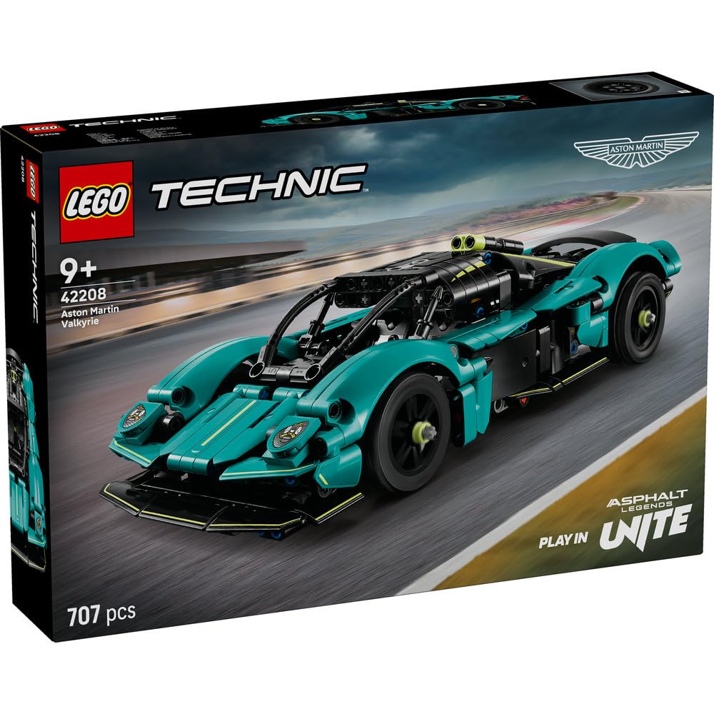 LEGO Technic Aston Martin Valkyrie Buildable Car Model Kit - 707-Piece Vehicle Toy for Kids 9+ 4