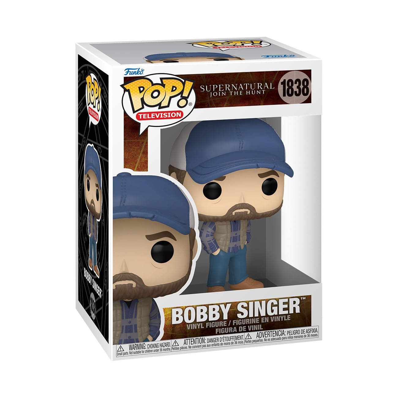 Funko Bobby Singer Chibi Character - Supernatural Collectible Figure