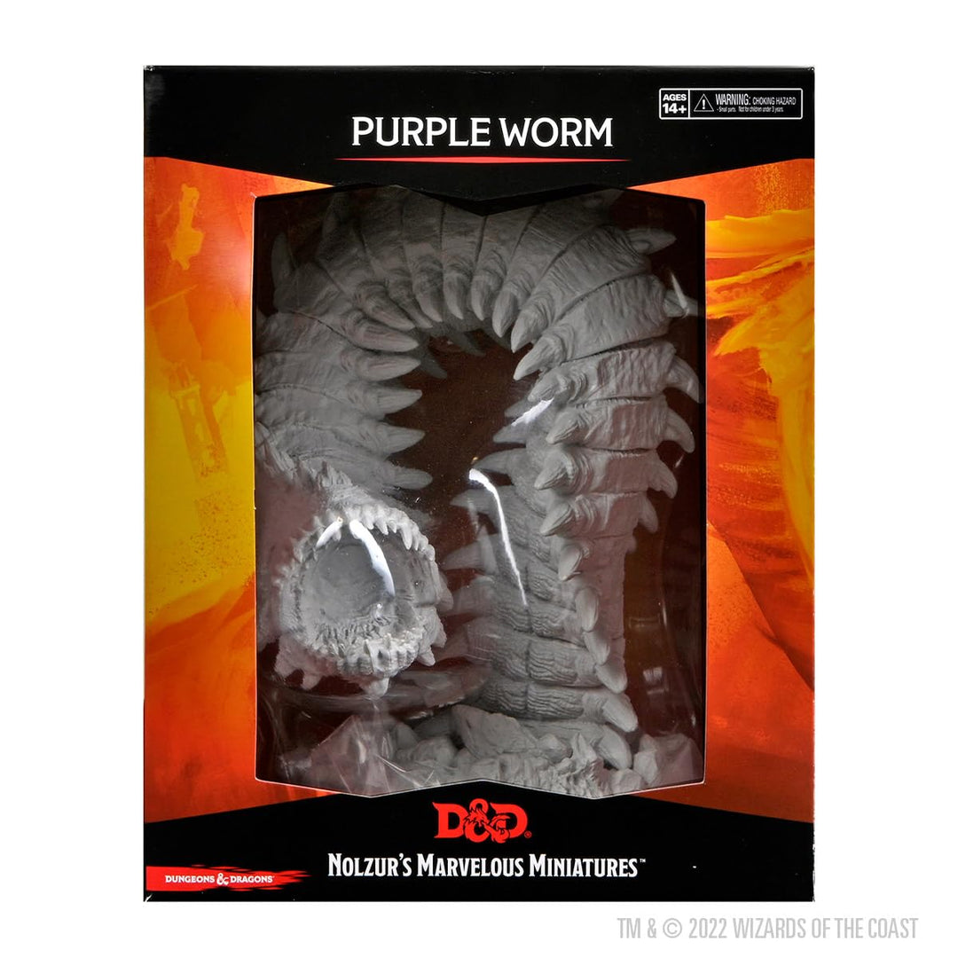 WizKids D&D Nolzur's Marvelous Miniatures Purple Worm Unpainted Figure