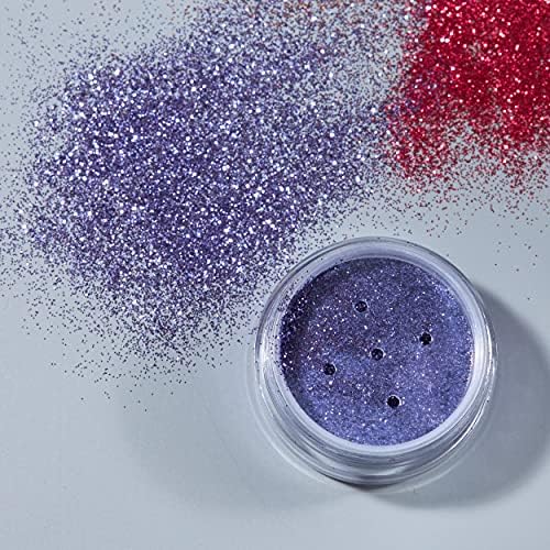 Moon Glitter - Holographic Glitter Shaker (5g) - Pink Cosmetic Grade Loose Glitter for Face, Body, Hair, Nails 28