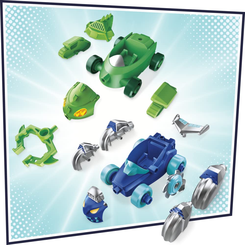PJ Masks F21215S1 Deluxe Battle HQ Spielset – 2-in-1-Fahrzeugwerfer mit Hero ID-Technologie, ab 3 Jahren 7