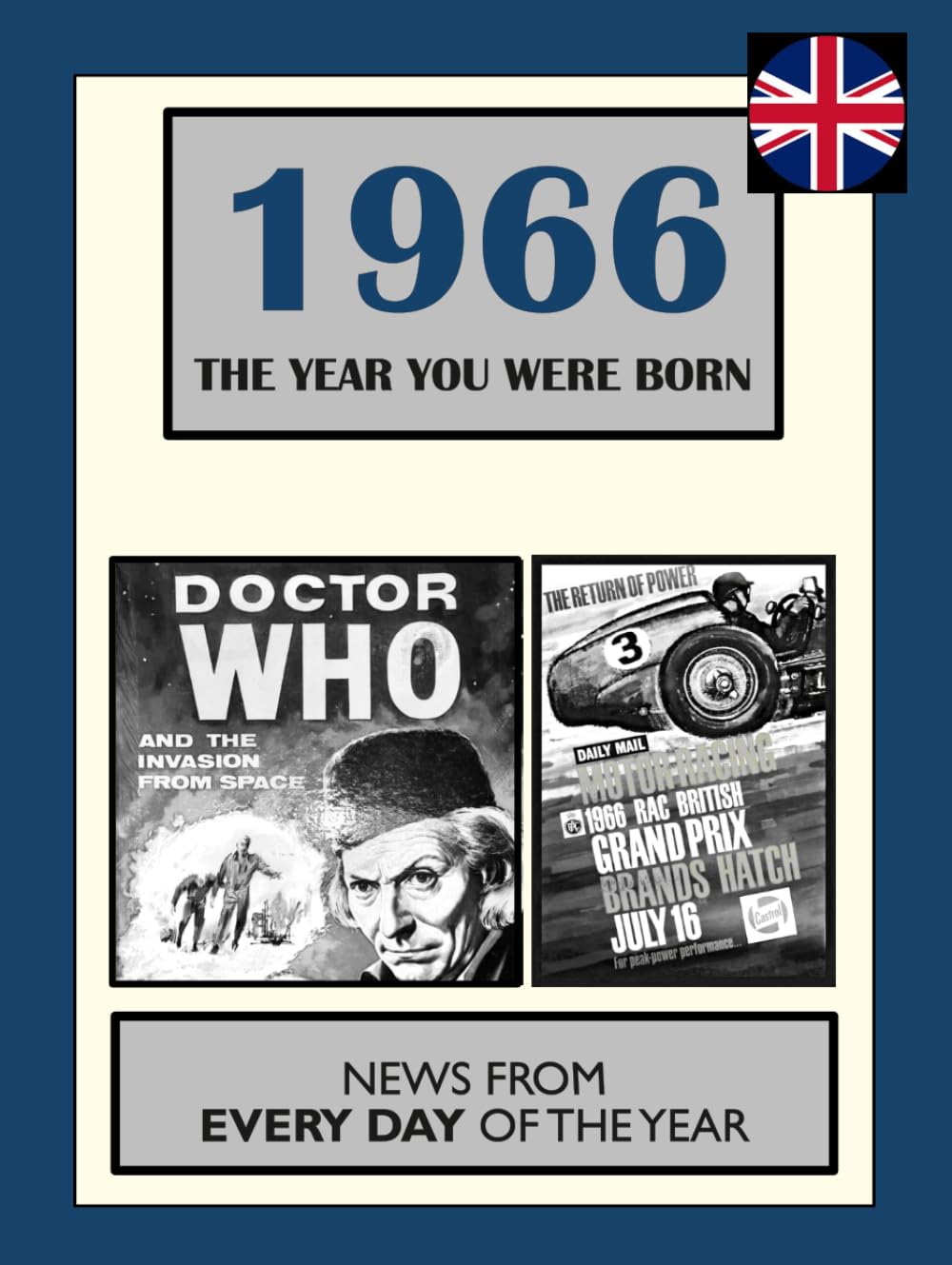 The Year You Were Born: 1966 UK and World News Hardcover Book | Amazing Facts