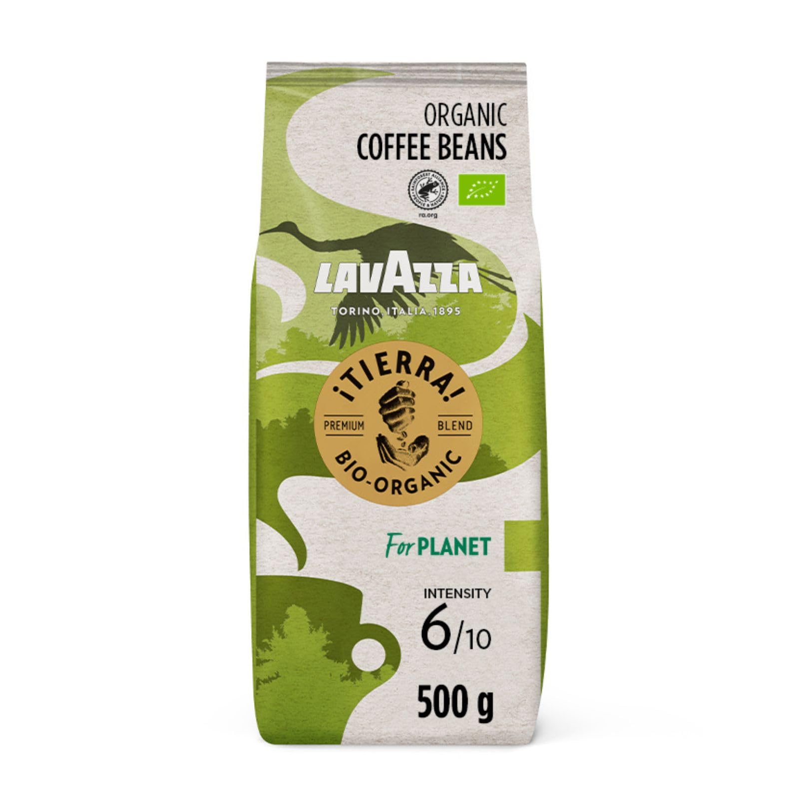Lavazza Tierra For Planet Organic Whole Coffee Beans - 500g | Light Roast | Intensity 6/10 1