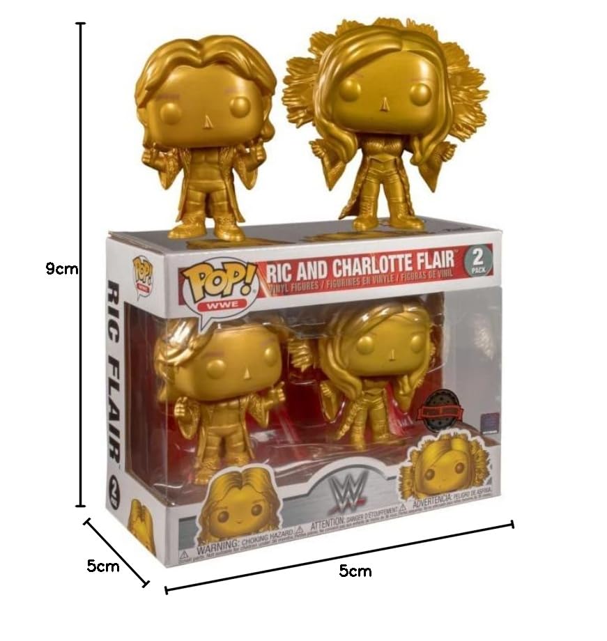 Funko Pop! WWE - Ric Flair & Charlotte Flair Vinyl Figure 2-Pack (42050)