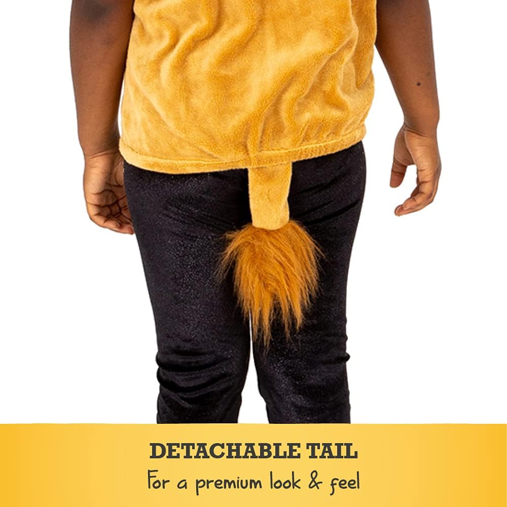 Pretend to Bee Lion Costume - Kids Unisex Zip-Up Fancy Dress for Ages 3-7 3