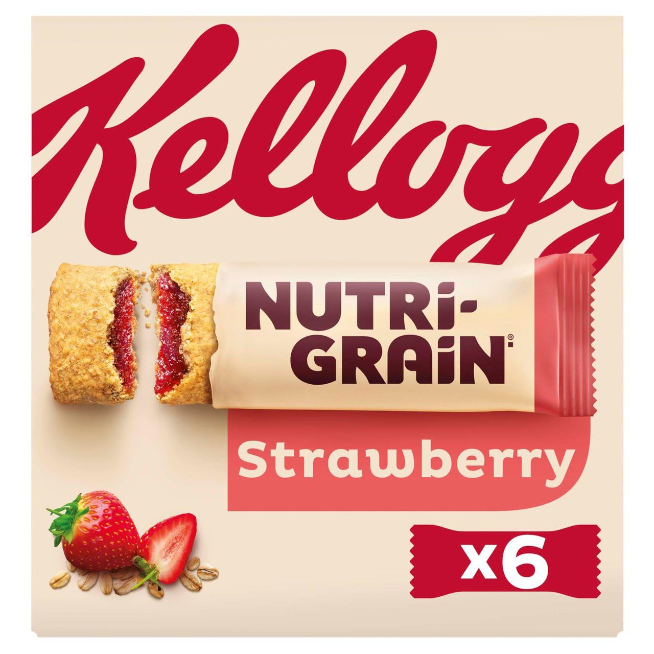 Kellogg's Strawberry Nutri-Grain Bars 6x37g 6