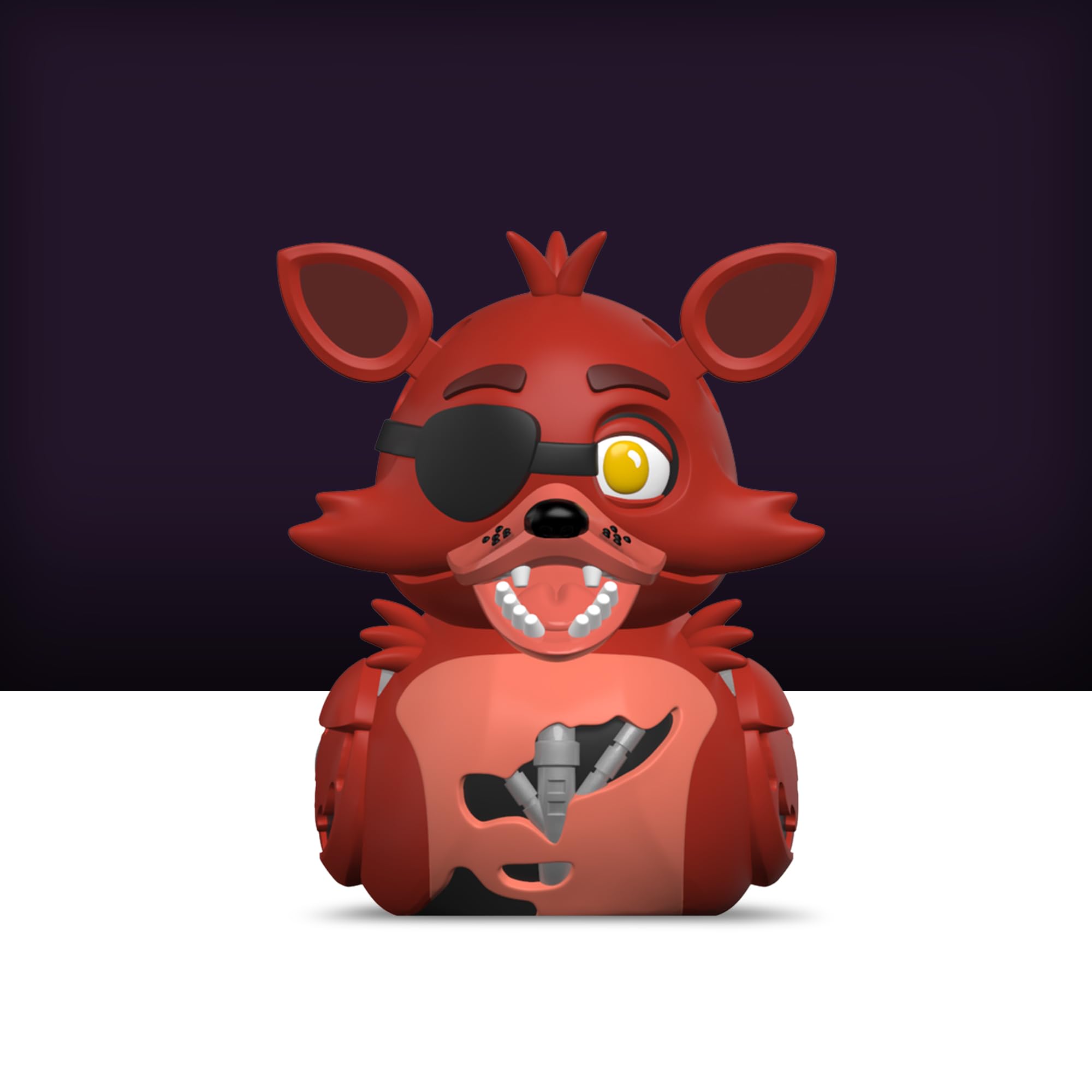 TUBBZ Five Nights At Freddy's Foxy Mini Cosplaying Rubber Duck Vinyl Figure | Approx. 5cm Tall | Collectible 4