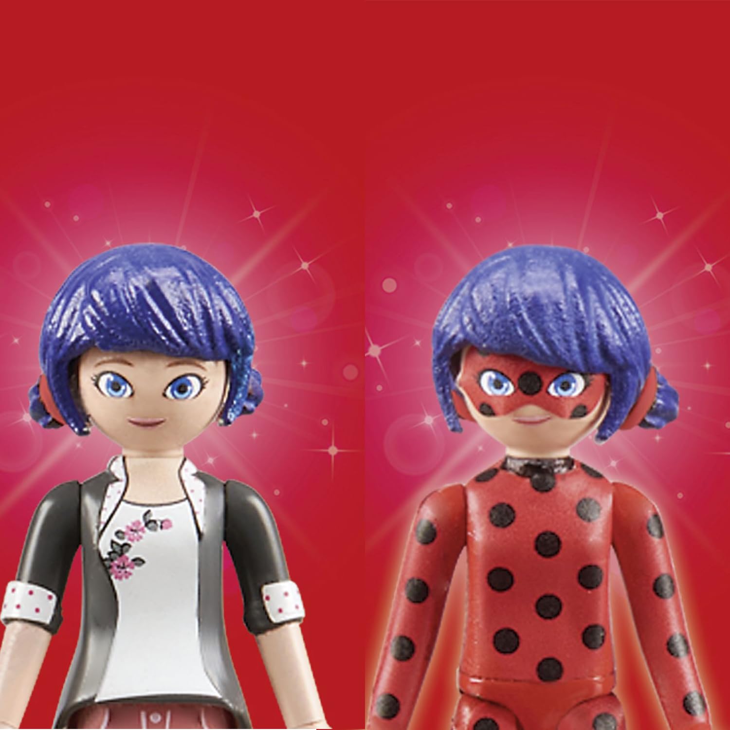Playmobil Miraculous: Marinette & Ladybug Playset 71336 with Tikki Figure, Ages 4+ 7