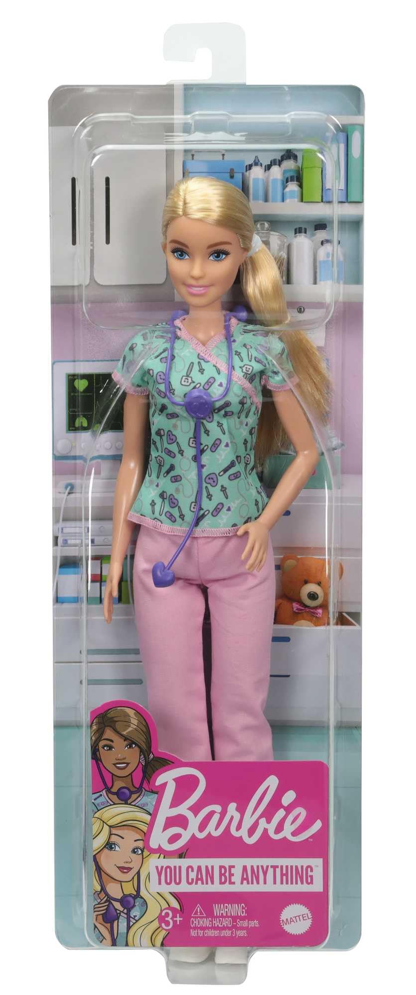 Barbie Nurse Doll - 12-in/30.40-cm Doll, Ages 3+ 6