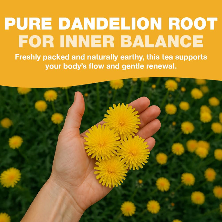 HANDPICK Dandelion Root & Leaf Tea Bags (100 Herbal Tea Bags) Caffeine-Free