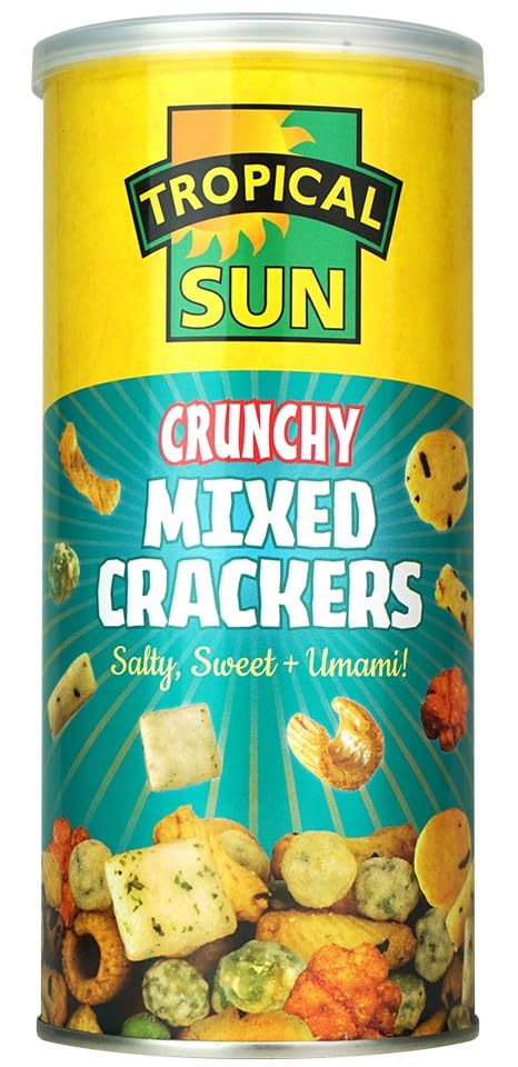 Tropical Sun Crunchy Mixed Crackers (Salzig, Süß + Umami!), 150g