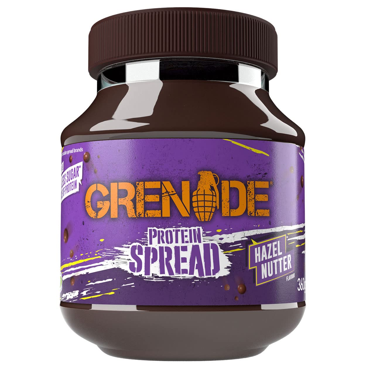Grenade Hazel Nutter Protein Spread - 20% Protein | Low Sugar | 360 g Jar