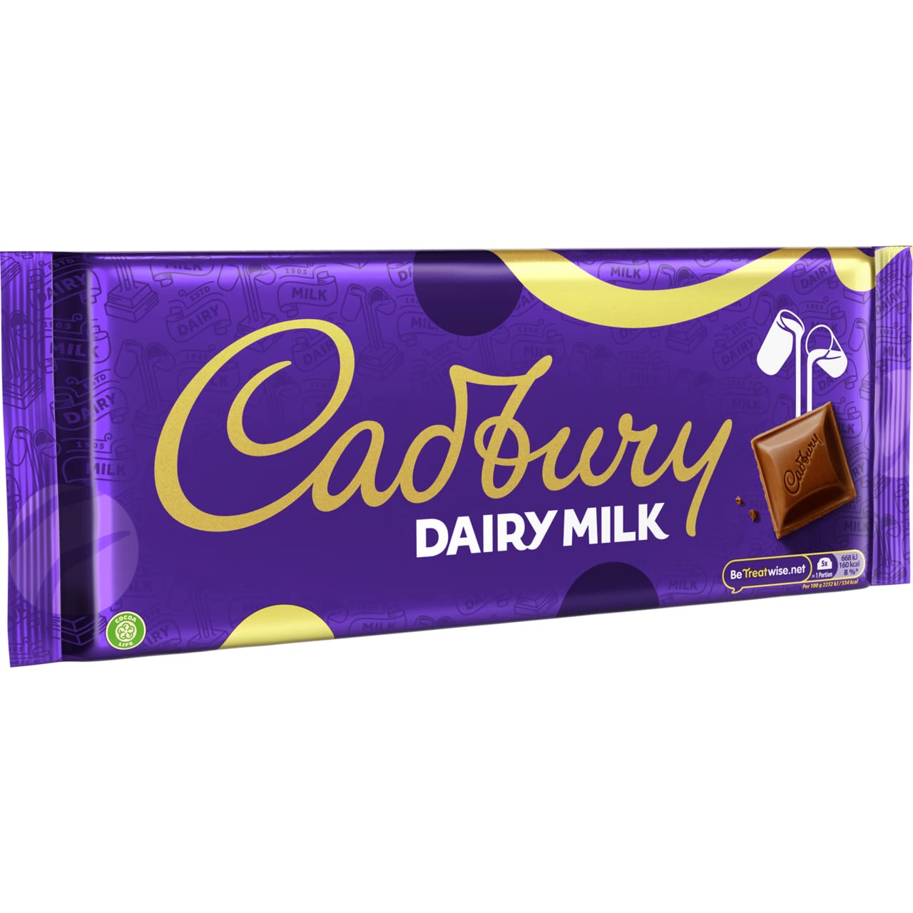 Cadbury - Dairy Milk Chocolate Bar Smooth & Creamy Milk Chocolate 360g 3