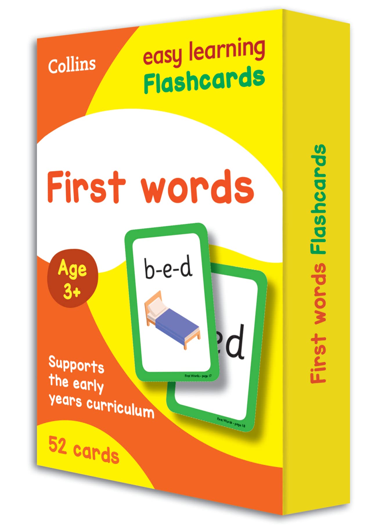 Collins First Words Flashcards - Ideal for Home Learning | Ages 2-4 | 31 Word Cards 1