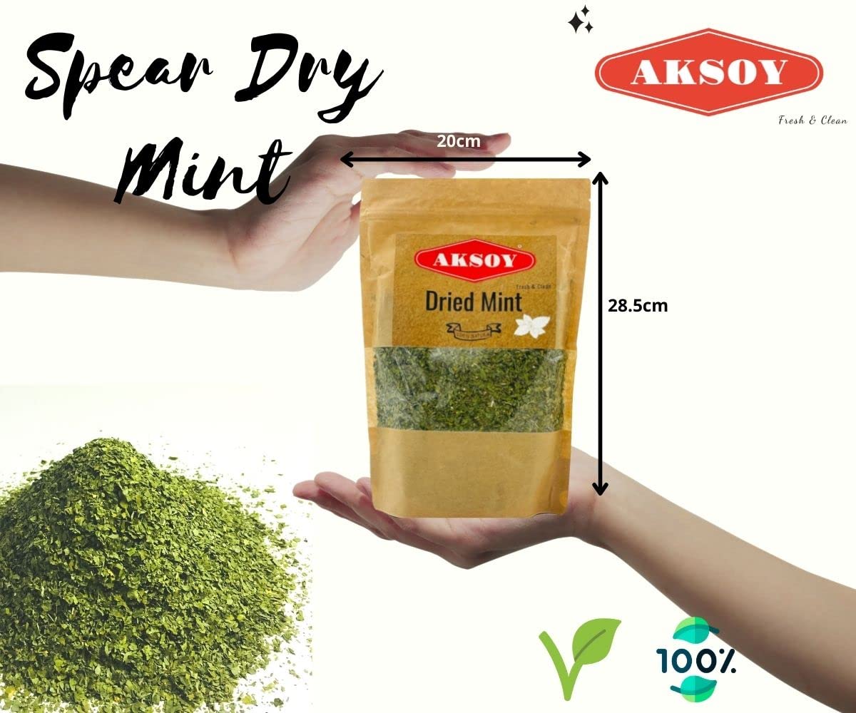 Aksoy Mint Pfefferminzblätter 250 g – Premium getrocknete Minzblätter 4