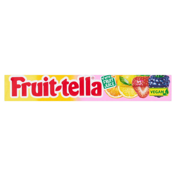 Fruittella Summer Fruits Soft Chew Sweets, Vegan & Gluten-Free - 40 x 41g Sticks