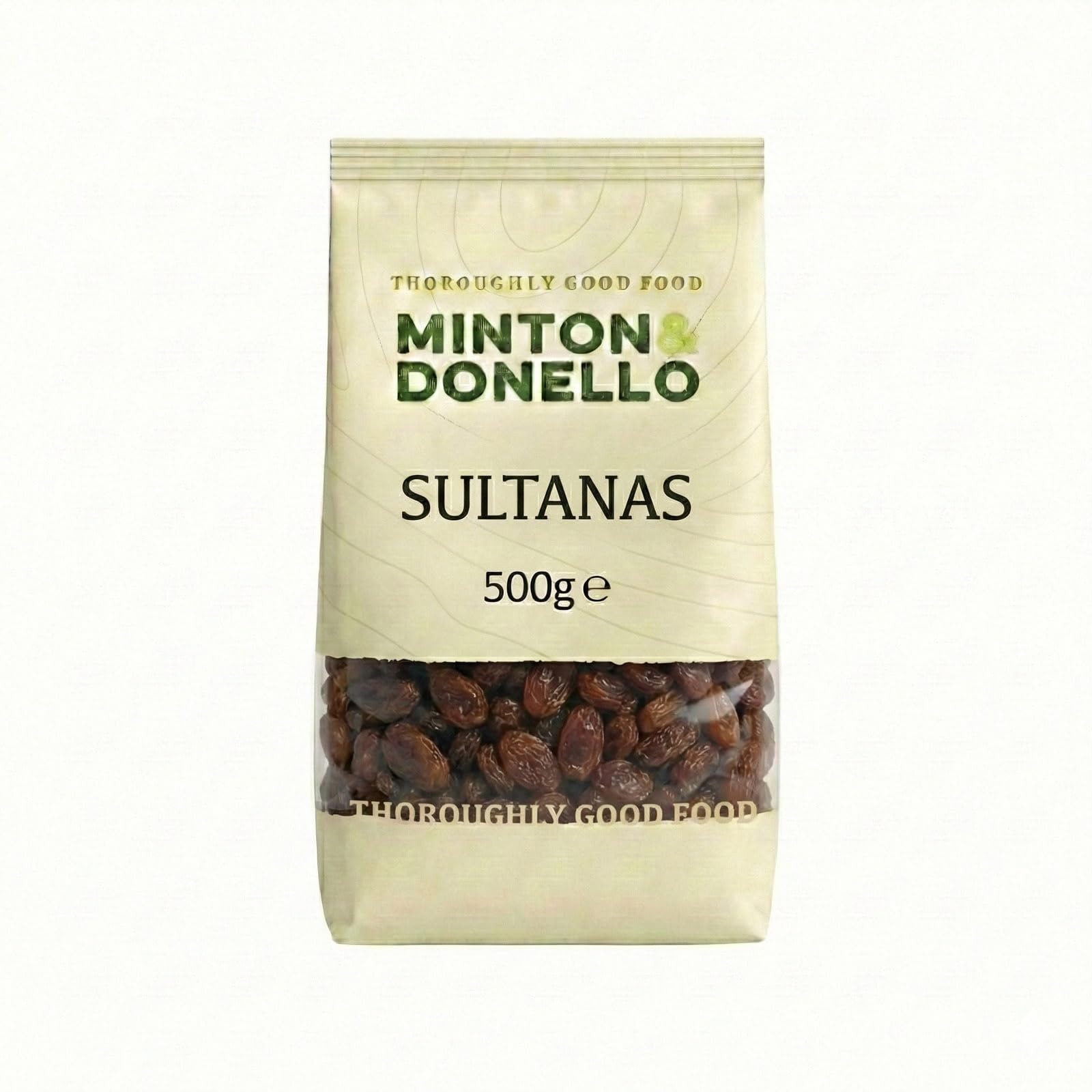 Minton & Donello Sultanas - Naturally Sweet & Juicy | 500g Pack | Source of Fibre 1