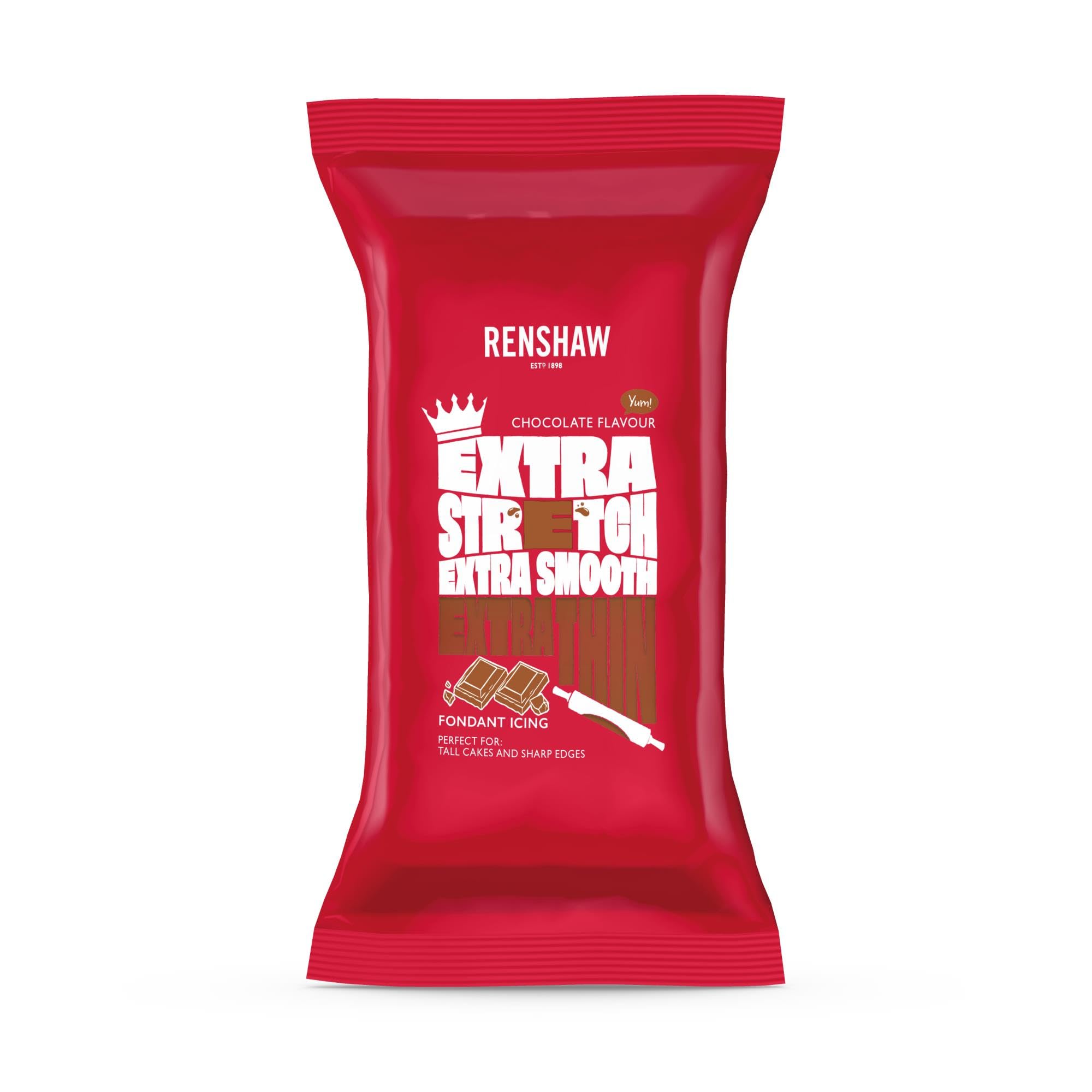 Renshaw Brown Extra Stretch Chocolate Flavoured Fondant Icing | 1 kg
