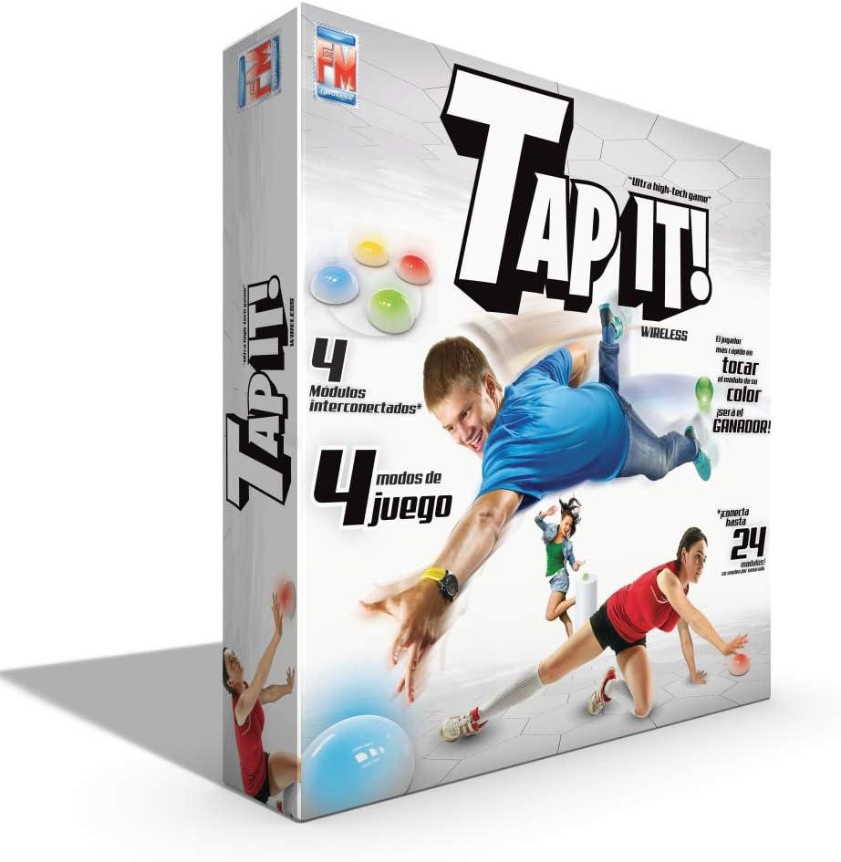 Tap-it 1109 - Multi-Colour Wireless Light-Up Pod Game with 4 Built-In Games 1