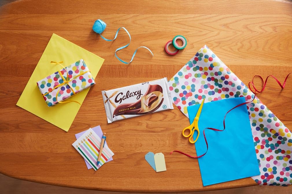 Galaxy Smooth Milk Chocolate Bar - 360g for Movie Night Indulgence [Chocolate Snack] 3