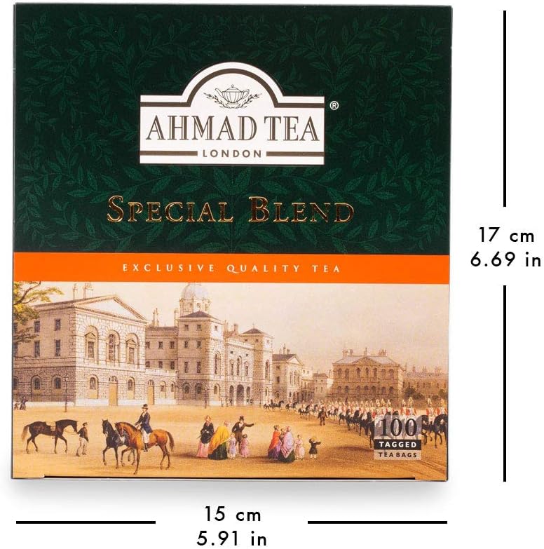 Ahmad Tea Special Blend Black Tea - 100 Individually Tagged Teabags 8