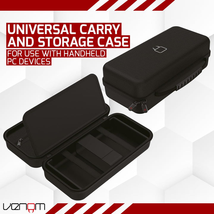 Venom Handheld PC Storage Case – Compatible with Steam Deck, ASUS ROG Ally, Logitech G Cloud, MSI Claw, Lenovo Legion Go