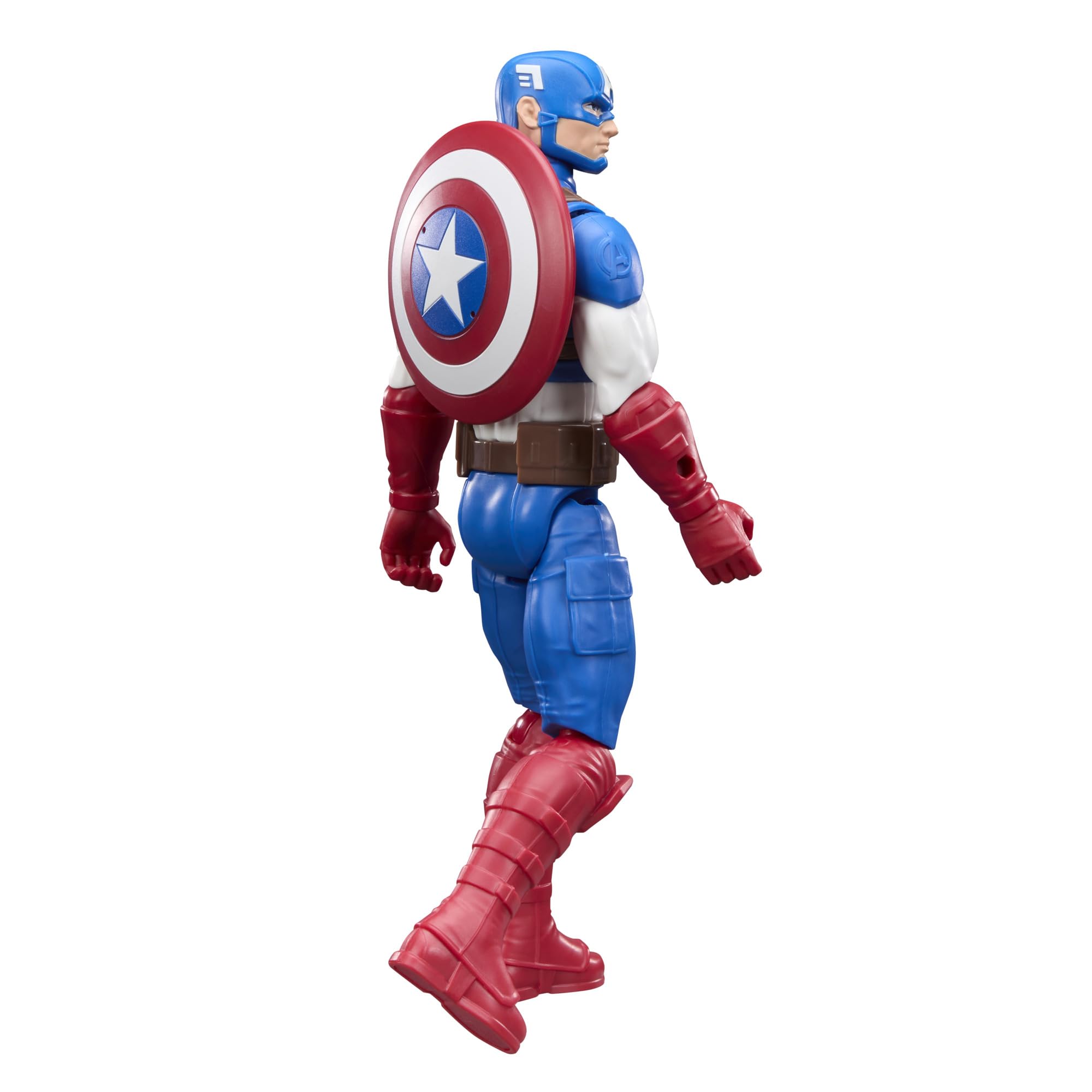 AVENGERS Titan Series Captain America Action Figure - 29.2 cm (11.5 in) | 11 Points of Articulation 4