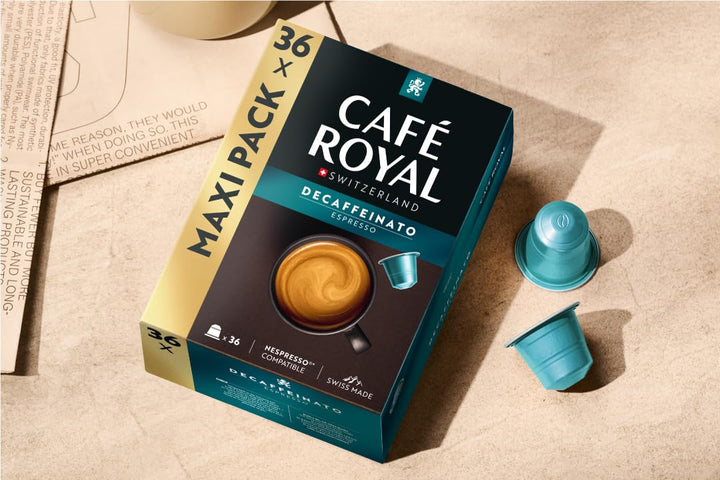 Café Royal - Espresso Decaffeinato Coffee Capsules for Nespresso Machines