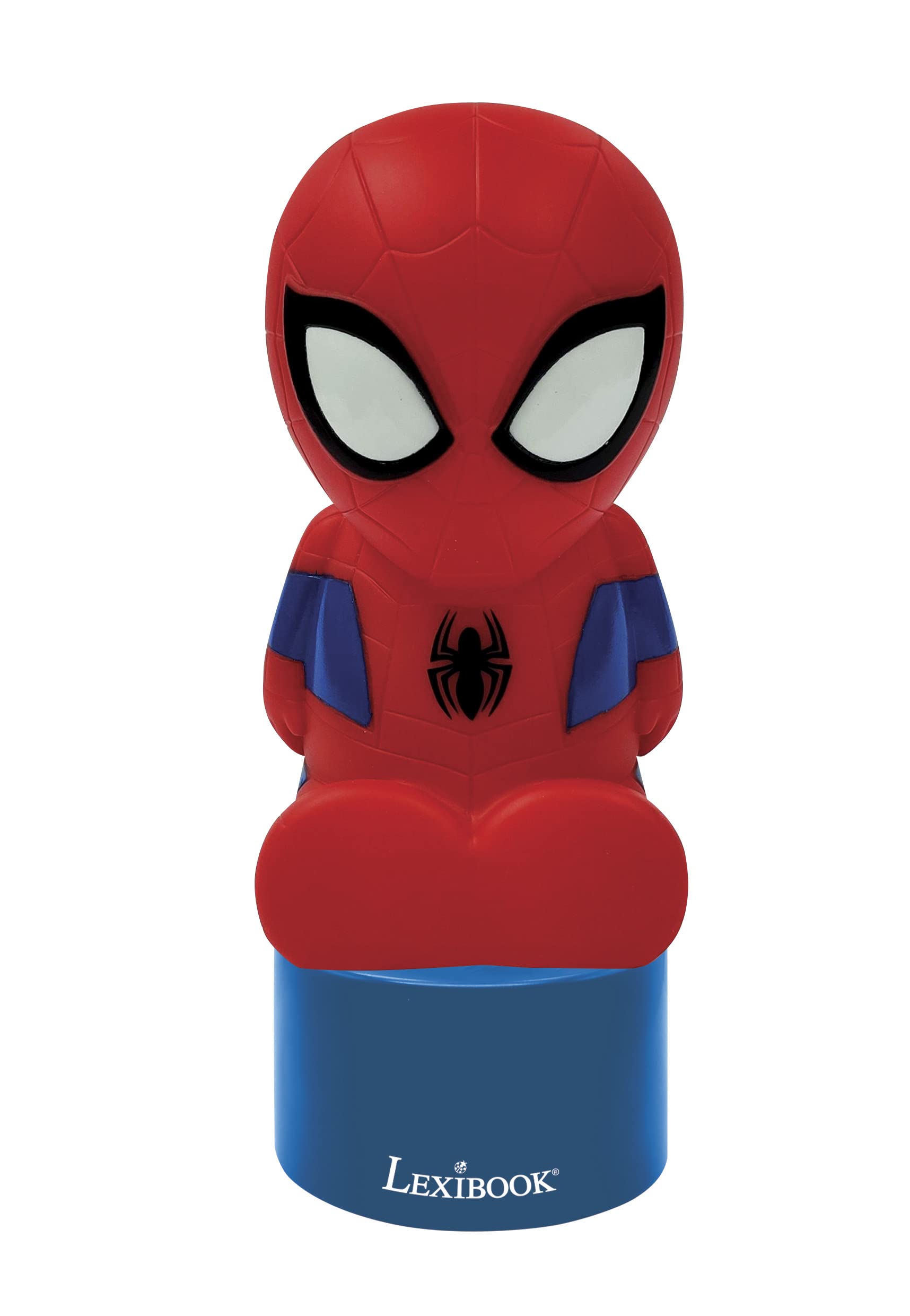 Spiderman Nightlight and Speaker with Color Change, Battery Operated, Blue/Red - NS01SP 8