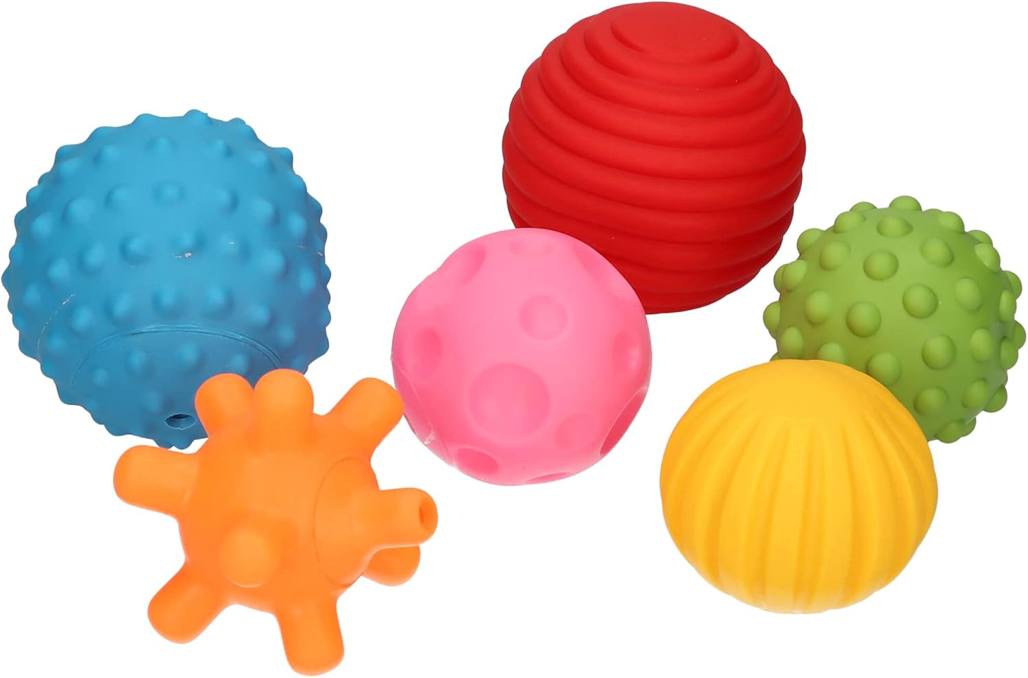 My First Baby Multi Textured Sensory Soft Balls - 6 Different Textures for Tactile Development 2