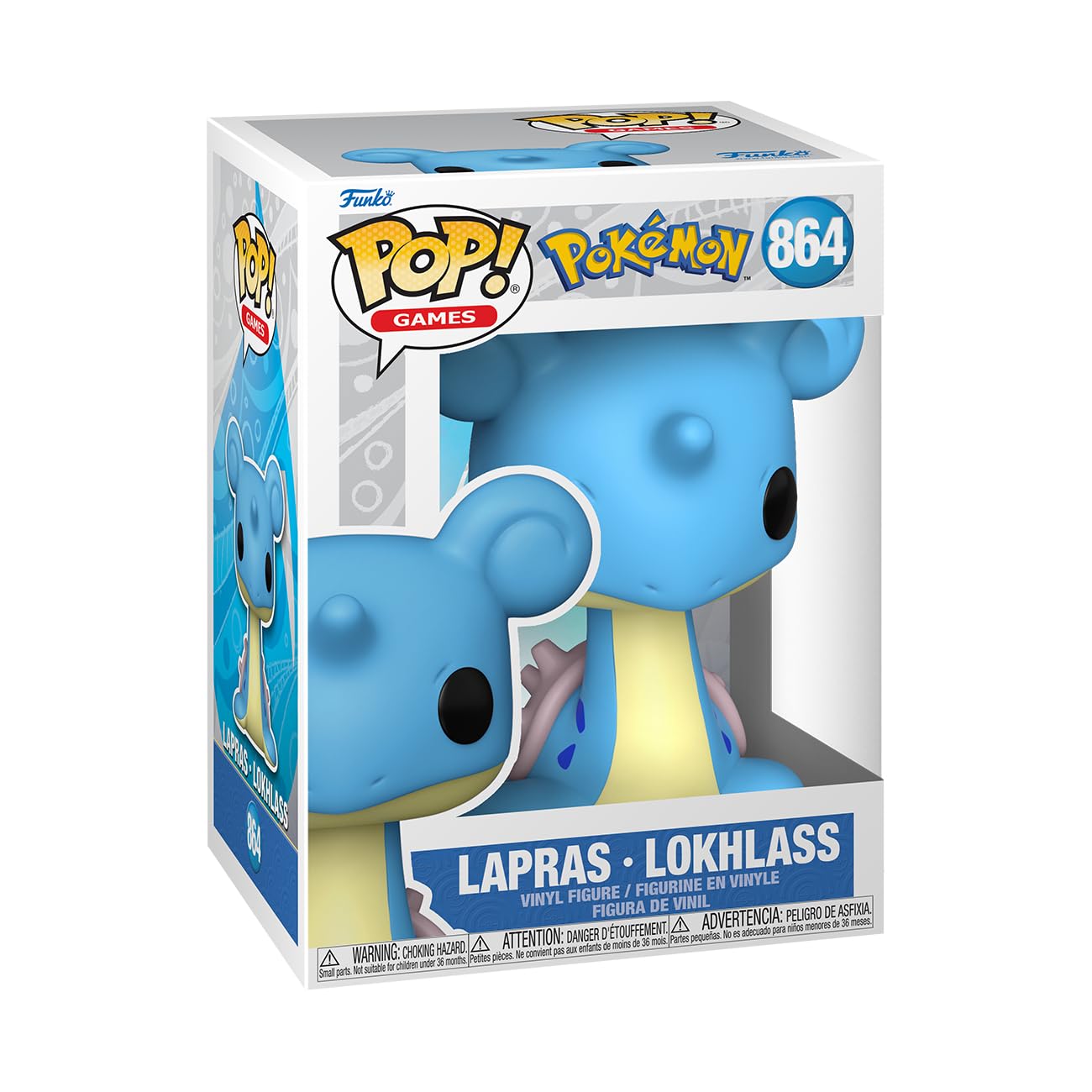 Funko POP! Games: Pokemon - Lapras | Vinyl Figure | 3.75 Inches Tall | Model 74227