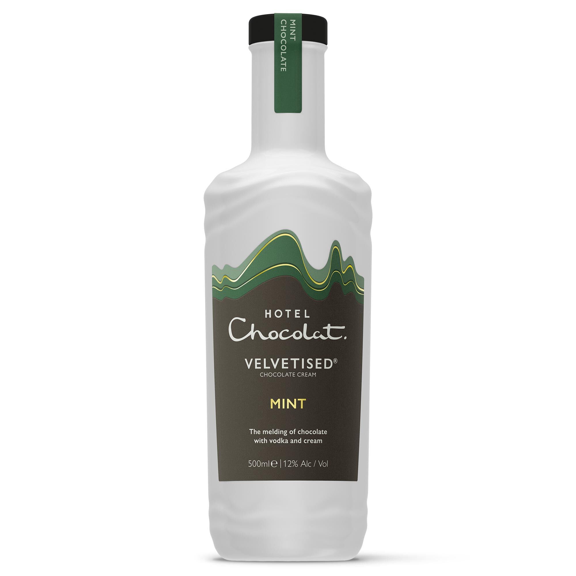 Hotel Chocolat Mint Velvetised Chocolate Cream Liqueur - 70% Dark Chocolate | 12% ABV | 500 ml 1