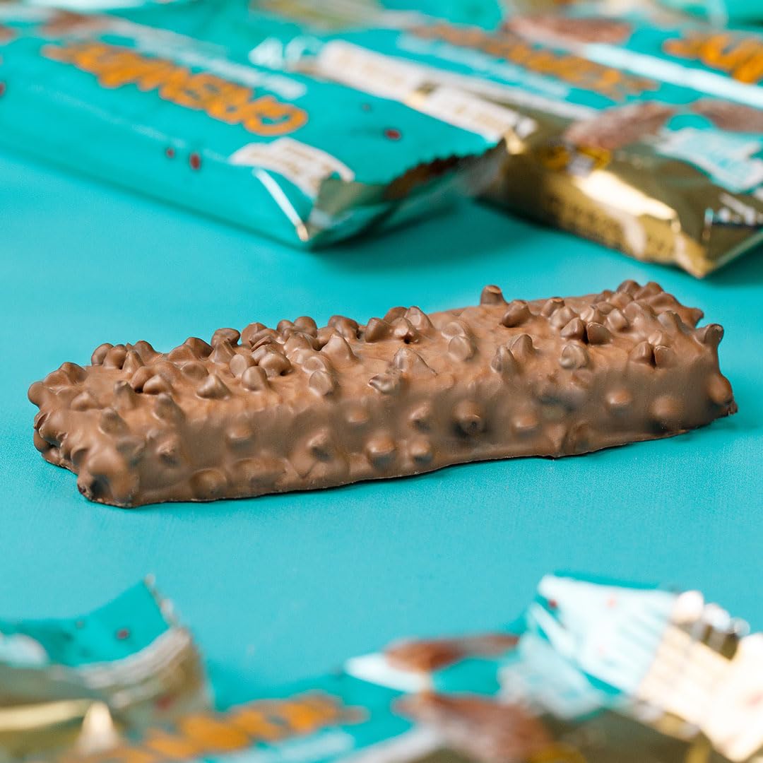 Grenade High Protein Bar - Chocolate Chip Salted Caramel, 20g Protein, Low Sugar (12 x 60g Bars)
