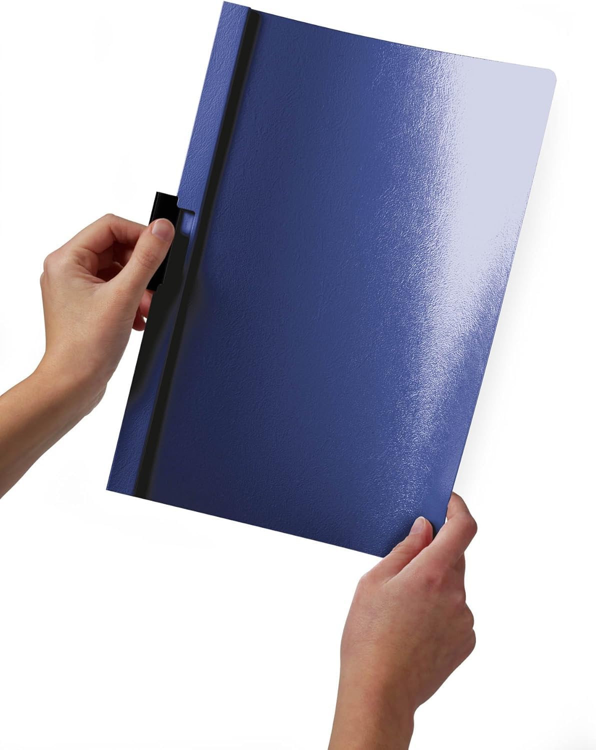Durable Duraclip 2227-07 Clip File for 1-30 Sheets A4 - Dark Blue (Pack of 5) 2